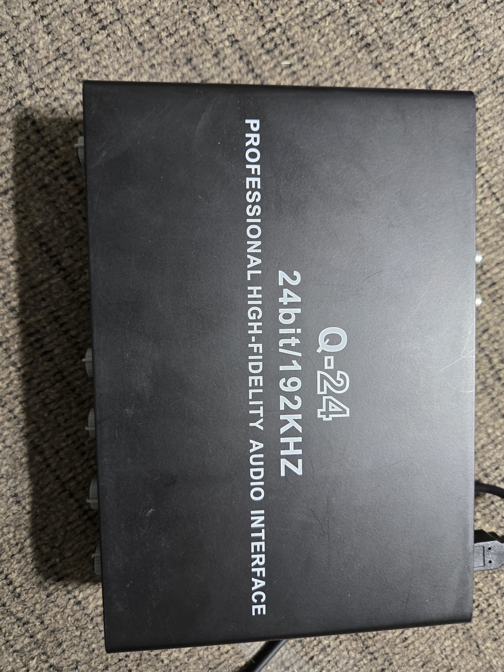 24Bit/192KHz Professional High-Fidelity Audio Interface - Black